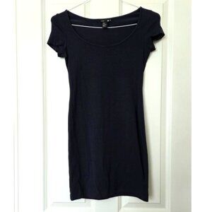 H&M Navy Blue Bodycon T-Shirt Mini Dress
